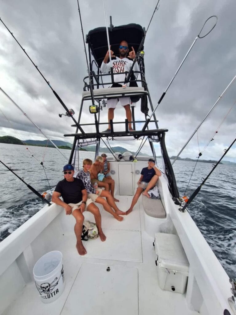 Clients Enjoying Guanacaste Fishing Charter